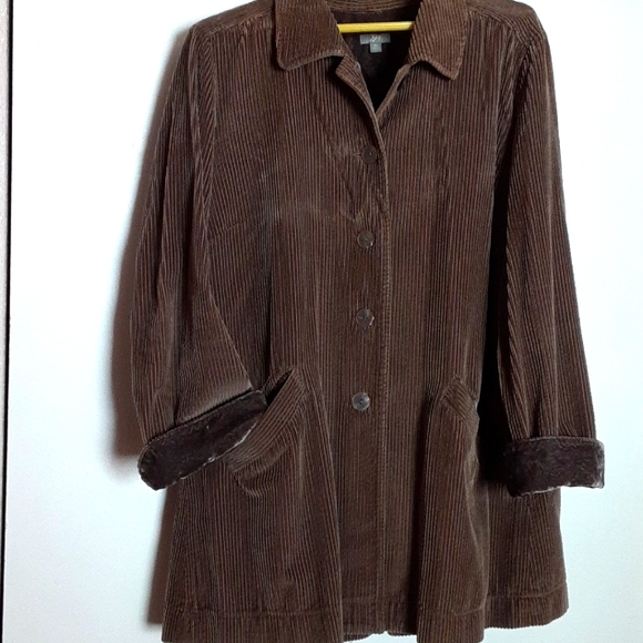 J. Jill Jackets & Coats J Jill Taupe Colored Swing Coat Poshmark